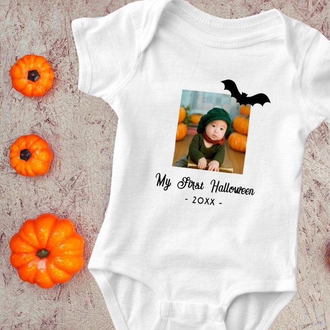 My First Halloween Baby's Photo  Baby Bodysuit (Creator Uploaded)