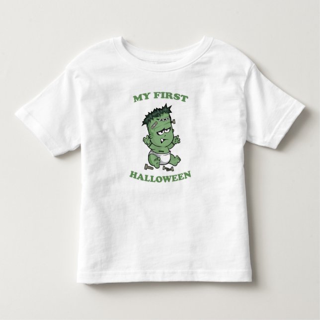 My First Halloween Cute Baby Boy Girl Costume 2023 Toddler T-Shirt (Front)