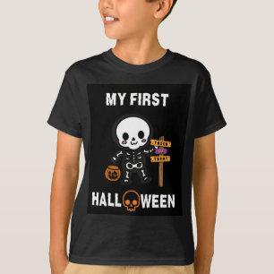 My First Halloween Cute Skeleton Kids T-Shirt