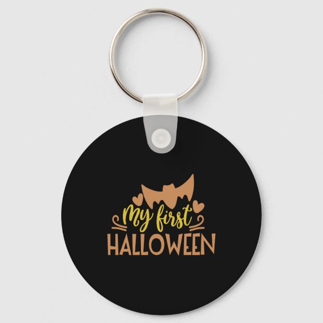 My First Halloween - Halloween Key Ring (Front)