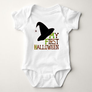My First Halloween Little Witch Baby Bodysuit