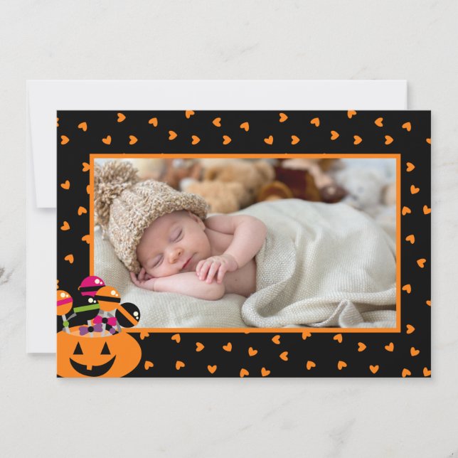 My First Halloween Photo Card (Front)
