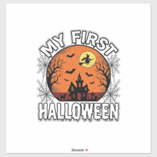 My First Halloween Vintage Toddler Shirt Design_1