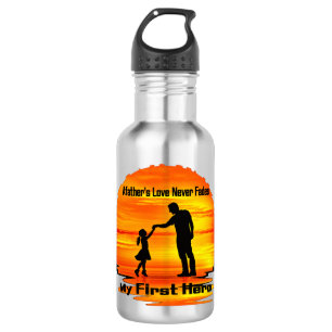 My First Hero Dad Water Bottle
