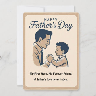 My First Hero – Father’s Day Card