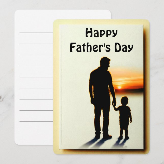 My First Hero – Father’s Day Card (Front/Back)