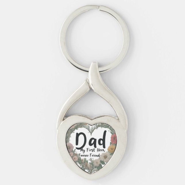 My First Hero, My Forever Friend Key Ring (Front)