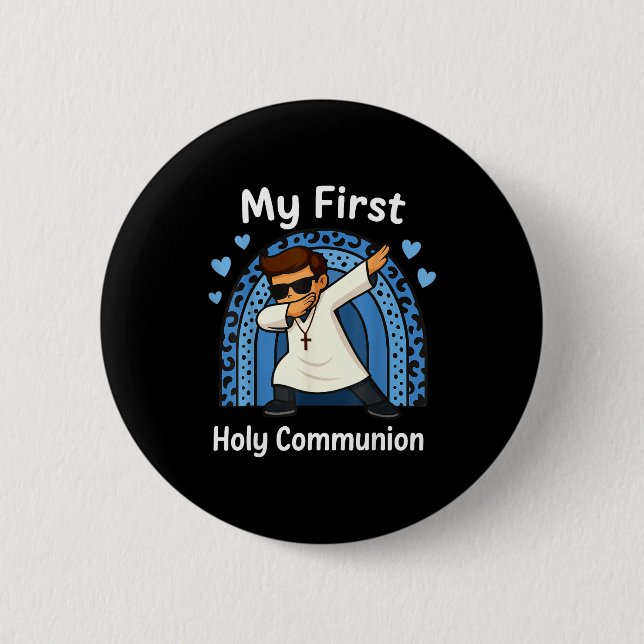 My First Holy Communion  6 Cm Round Badge (Front)