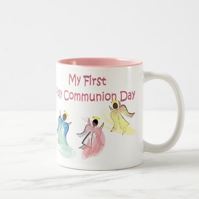 My First Holy Communion Day Gifts Two-Tone Coffee Mug (Right)