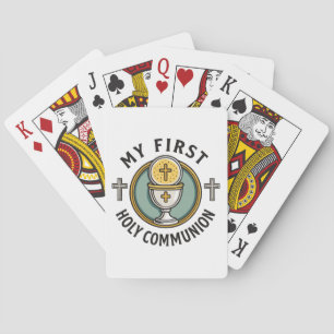 My First Holy Communion Eucharist 1st Christian Playing Cards