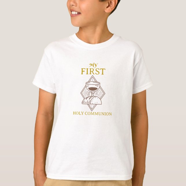 MY FIRST HOLY COMMUNION T-Shirt (Front)