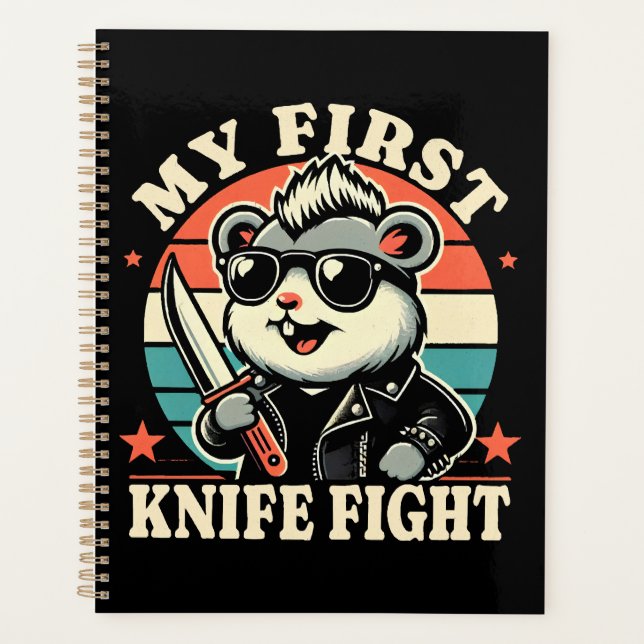 My First Knife Fight - Cool Hamster Planner (Front)