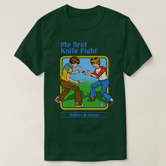 My First Knife Fight Phone Case T-Shirt (Design Front)