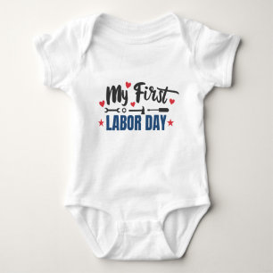 My First Labor Day Baby Bodysuit