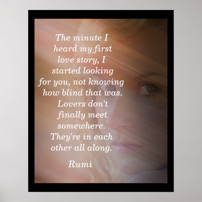 My first love story - Rumi - art print (Front)