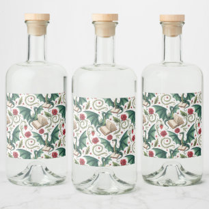 My First Loves - Dragons and Books Liquor Bottle Label
