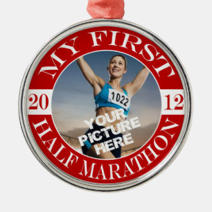 My First Marathon - 2012 Metal Tree Decoration