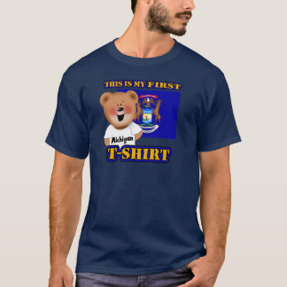 My First Michigan Teddy Bear Shirt
