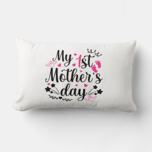 My First Mother's Day As A Mummy 2 Lumbar Cushion