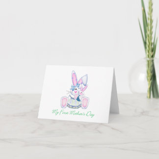 My First Mother's Day (bunny) Card