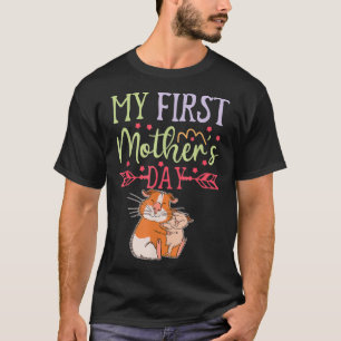 My First Mothers Day Cute Guinea Pig Mum Mothers D T-Shirt