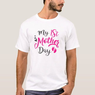 My First Mothers Day Pregnancy Announcement Mum To T-Shirt