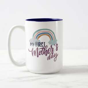 My First Mother's Day Two-Tone Coffee Mug