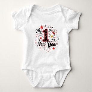 My First New Year 2026 Baby Cute New Year outfit Baby Bodysuit