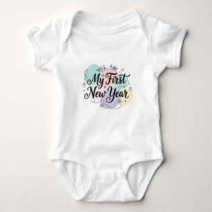My First New Year 2026 Baby  Cute New Year outfit Baby Bodysuit