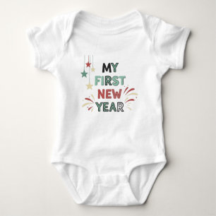 My First New Year 2026 Baby  Cute New Year outfit Baby Bodysuit