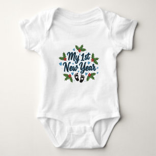 My First New Year 2026 Baby  Cute New Year outfit Baby Bodysuit