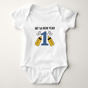 My First New Year 2026 Baby  Cute New Year outfit Baby Bodysuit