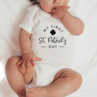 My First Patricks Day Baby Bodysuit