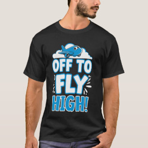 My First Plane Ride First Time Flying Adventure T-Shirt