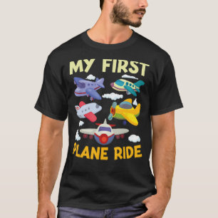My first plane ride my 1st flight aeroplane kids m T-Shirt