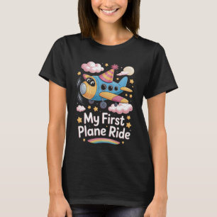 My First Plane Ride Travel Kids Vacation Trip T-Shirt