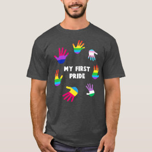 My first pride LGBT Gay Pride Tee LGBTQ Supporter