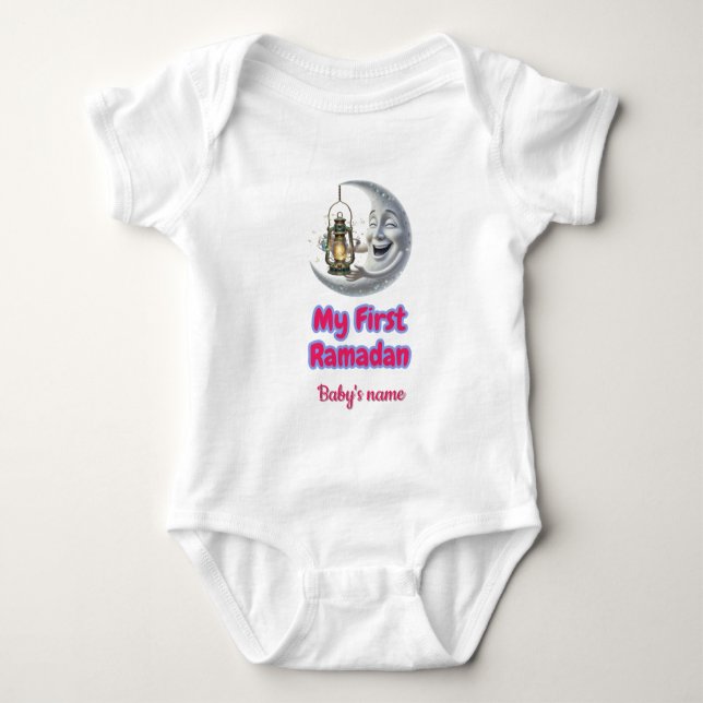 My first RAMADAN Baby Bodysuit (Front)
