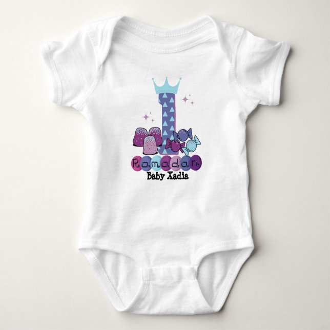 My first ramadan baby bodysuit (Front)