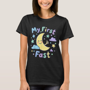 My First Ramadan Fast Cute Moon Shirt Kids Toddler