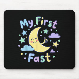 My First Ramadan Fast Cute Moon Shirt Kids Toddler Mouse Pad