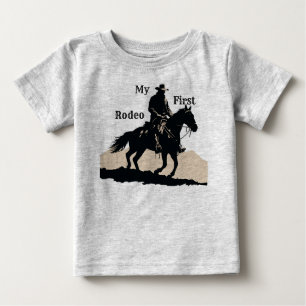 My First Rodeo' Baby T-Shirt for Rodeo Birthday