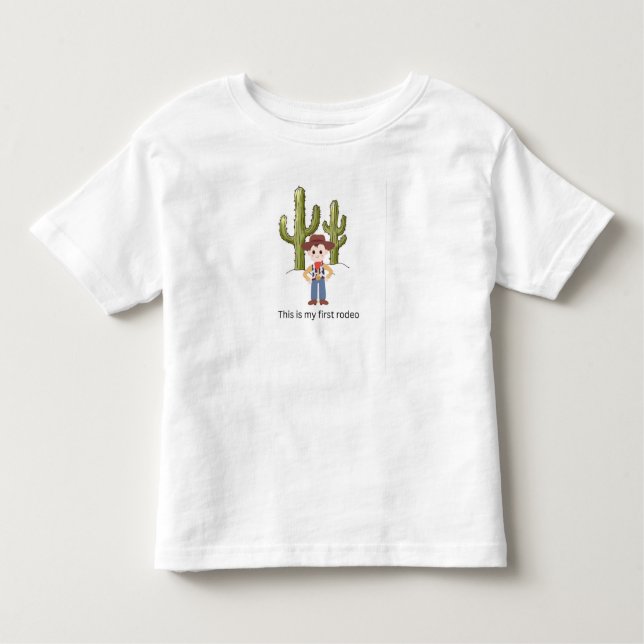 My first rodeo toddler T-Shirt (Front)
