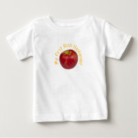 My First Rosh Hashanah Apple Baby Shirt
