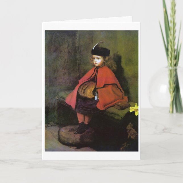 My First Sermon, John Everett Millais Card (Front)