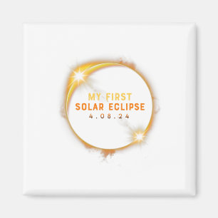 My First Solar Eclipse Boys Girls 2024 Solar Eclip Magnet