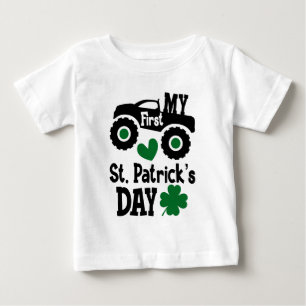 My First St. Patrick’s Day Monster Truck Baby T-Shirt