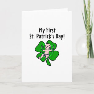 My First St, Patricks Day Baby Card