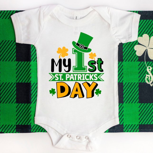 My first St. Patrick's Day cute Baby Bodysuit (Creator Uploaded)