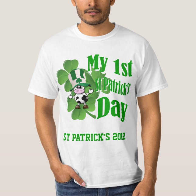 My first St Patrick's day T-Shirt (Front)